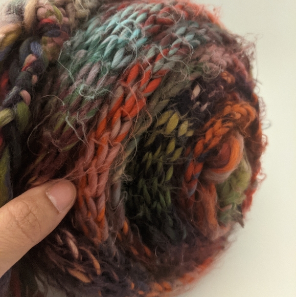 Chunky Knit Bohemian Scarf - Picture 4 of 7